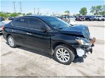 2018 Nissan Sentra Sv Black vin: 3N1AB7AP8JY304237