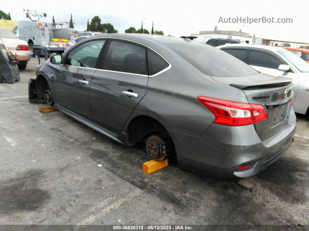 2018 Nissan Sentra Sr Серый vin: 3N1AB7AP8JY308840