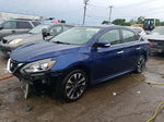 2018 Nissan Sentra S Blue vin: 3N1AB7AP8JY312936