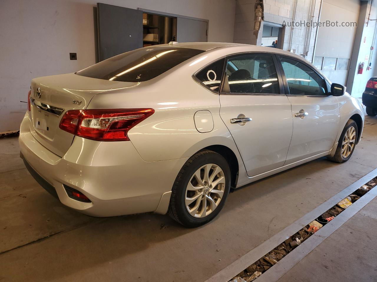 2018 Nissan Sentra S Silver vin: 3N1AB7AP8JY316436