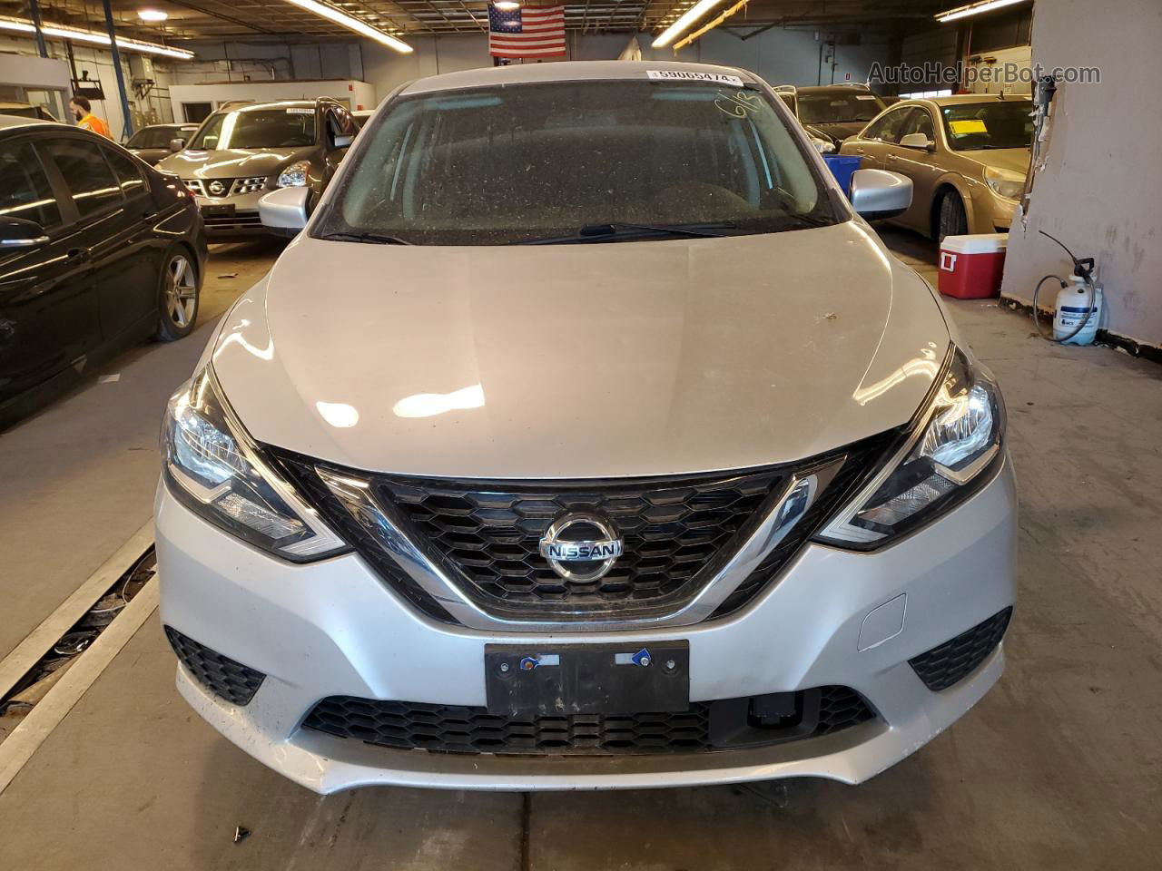 2018 Nissan Sentra S Silver vin: 3N1AB7AP8JY316436