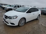 2018 Nissan Sentra S White vin: 3N1AB7AP8JY317330