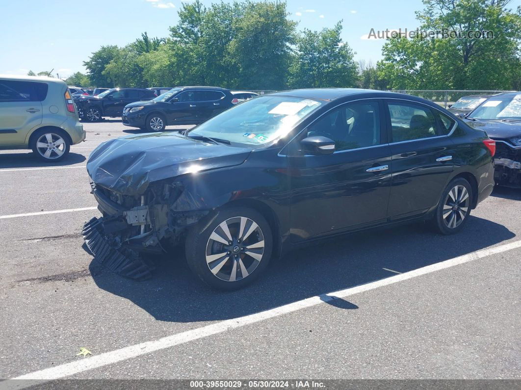 2018 Nissan Sentra Sl Черный vin: 3N1AB7AP8JY317392