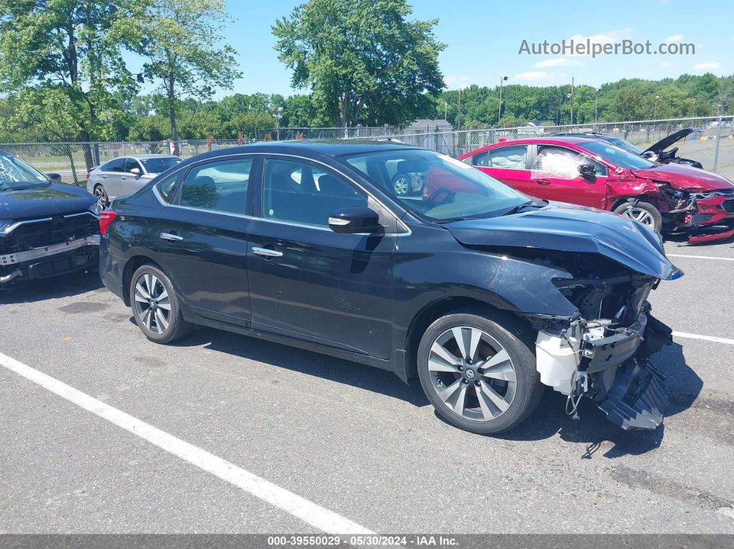 2018 Nissan Sentra Sl Black vin: 3N1AB7AP8JY317392