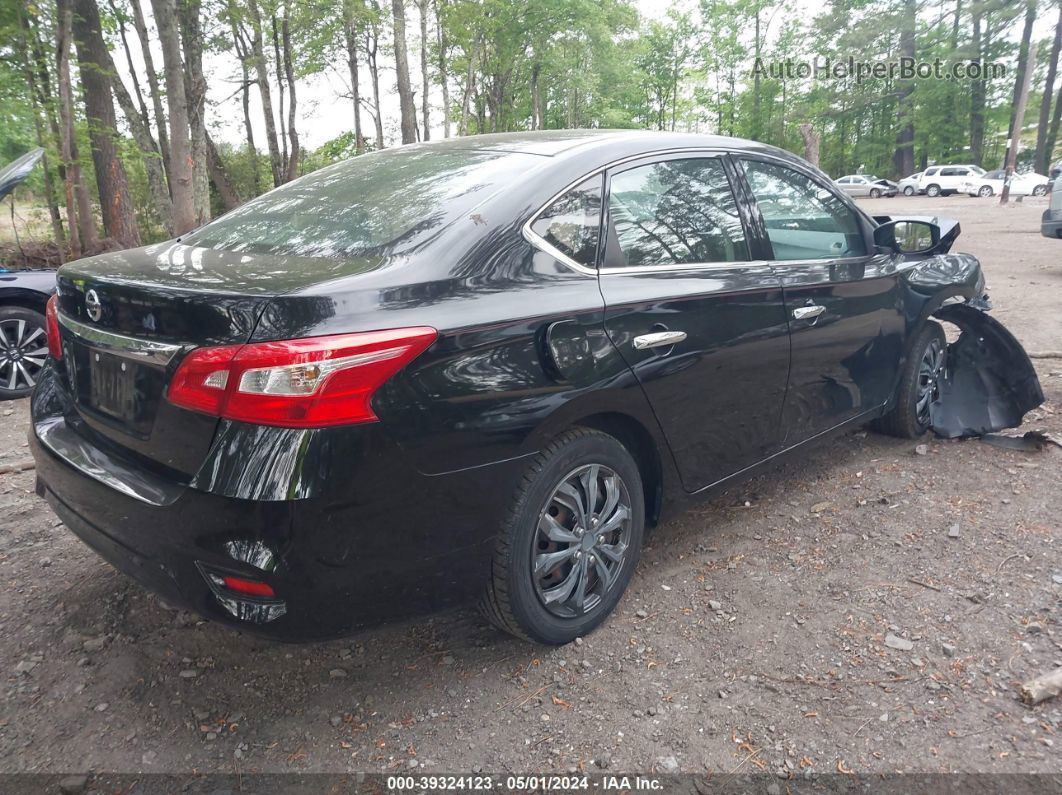 2018 Nissan Sentra S Black vin: 3N1AB7AP8JY326397