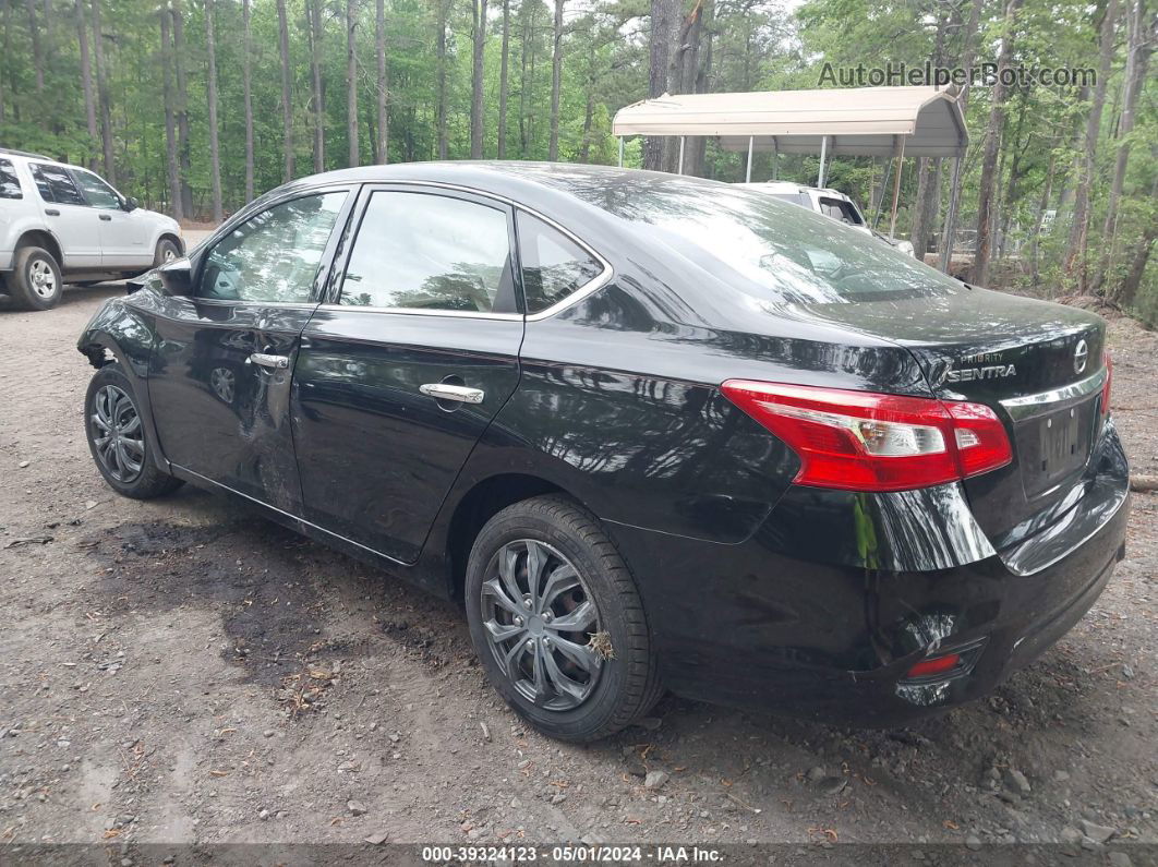 2018 Nissan Sentra S Black vin: 3N1AB7AP8JY326397