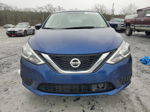 2018 Nissan Sentra S Синий vin: 3N1AB7AP8JY329834