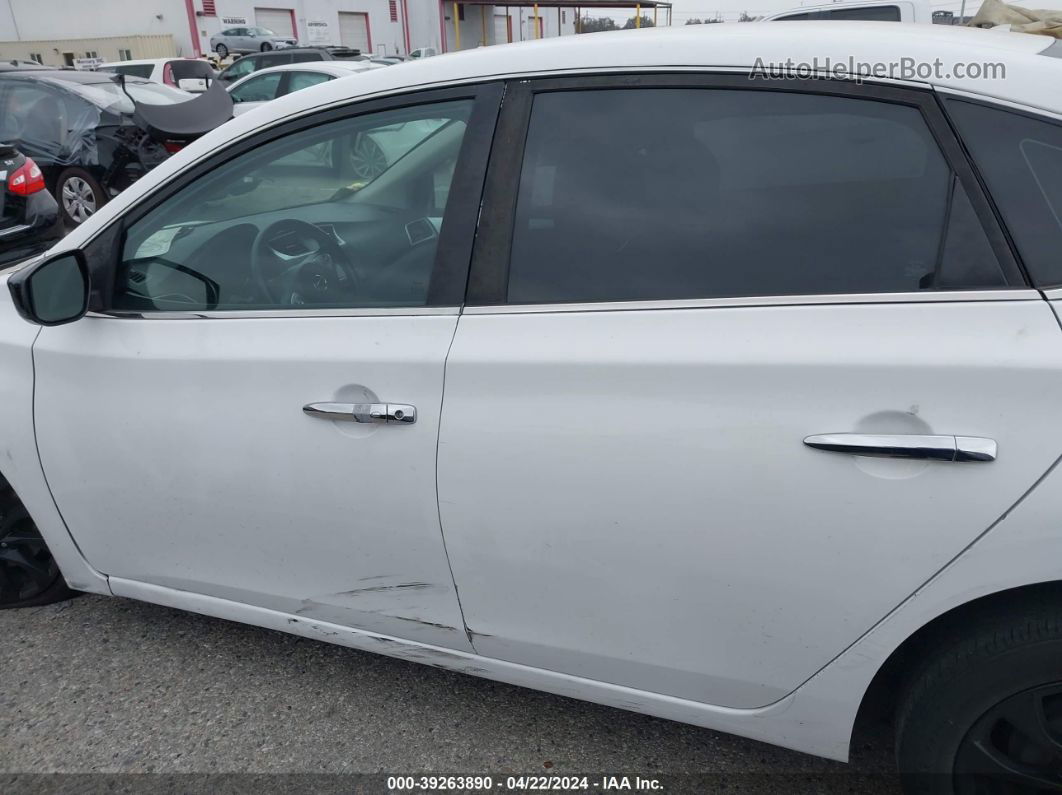 2018 Nissan Sentra S/sv/sr/sl White vin: 3N1AB7AP8JY332670