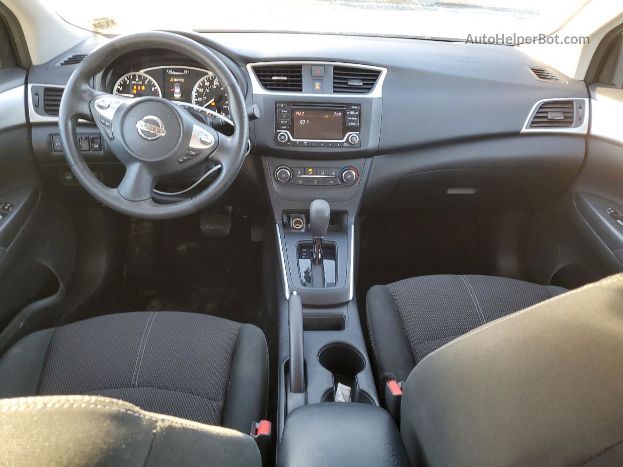 2018 Nissan Sentra S Белый vin: 3N1AB7AP8JY338873