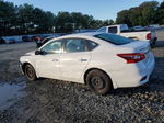 2018 Nissan Sentra S White vin: 3N1AB7AP8JY338873