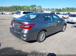 2018 Nissan Sentra Sv Gray vin: 3N1AB7AP8JY342356