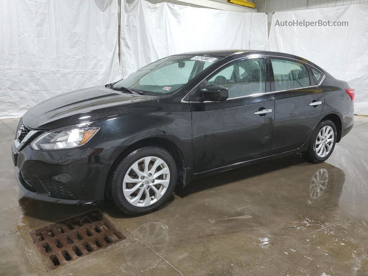 2019 Nissan Sentra S Black vin: 3N1AB7AP8KL609249