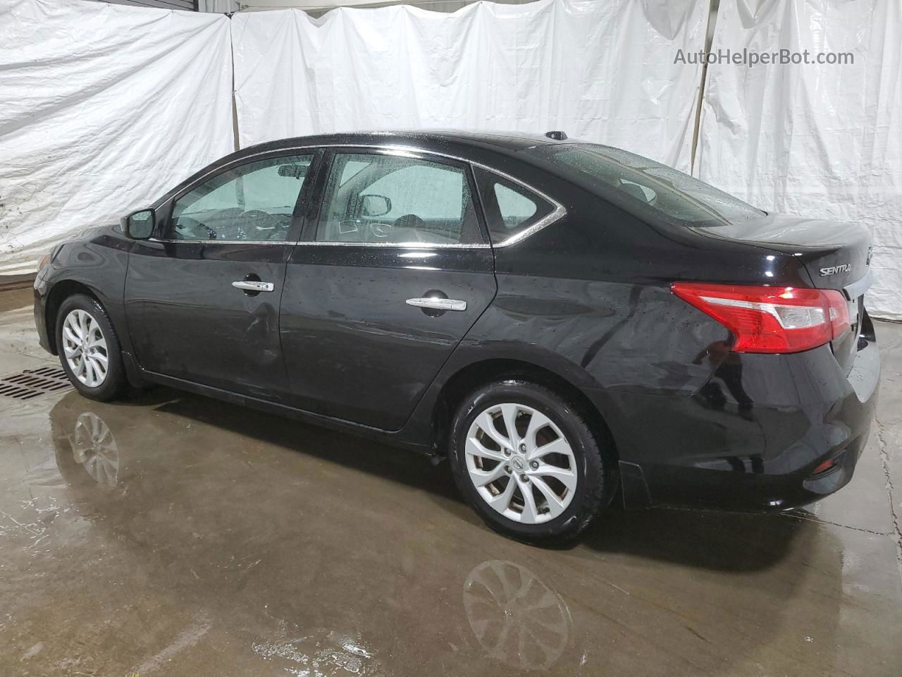 2019 Nissan Sentra S Black vin: 3N1AB7AP8KL609249