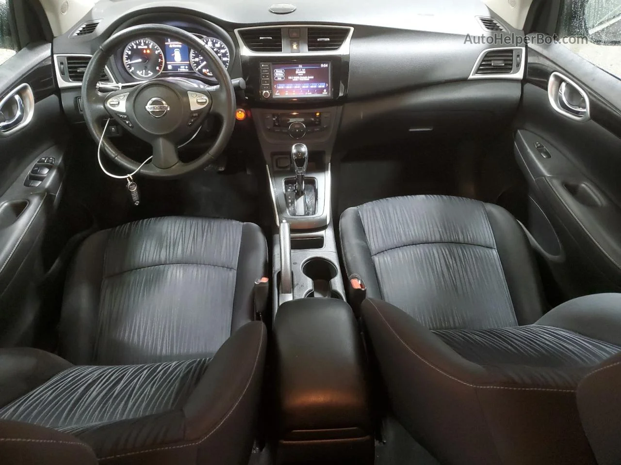 2019 Nissan Sentra S Black vin: 3N1AB7AP8KL609249