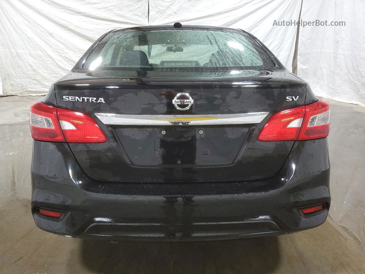 2019 Nissan Sentra S Black vin: 3N1AB7AP8KL609249