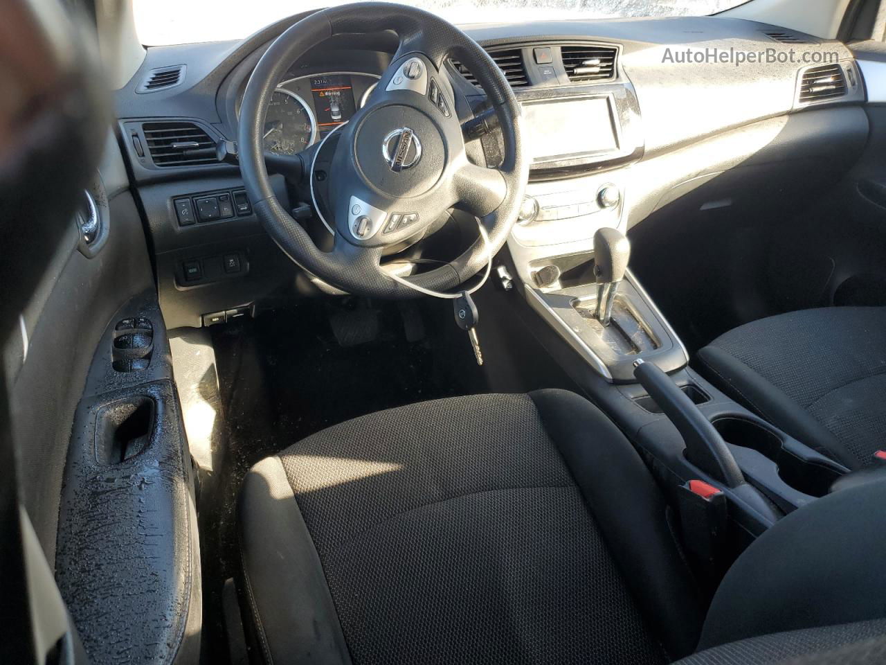 2019 Nissan Sentra S Черный vin: 3N1AB7AP8KY211350