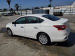 2019 Nissan Sentra S White vin: 3N1AB7AP8KY211395