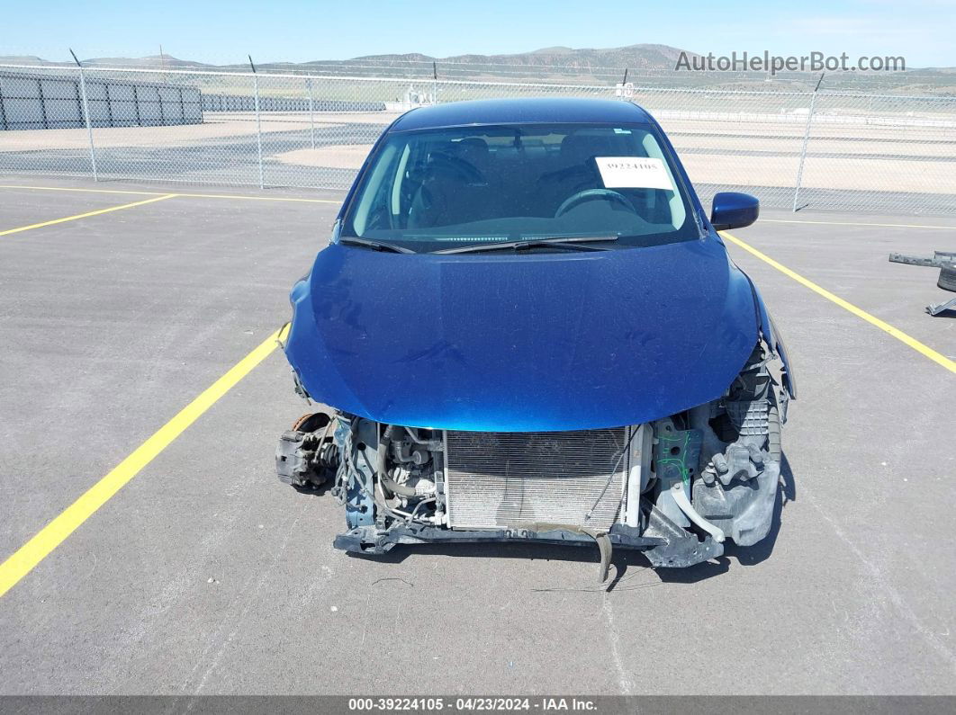 2019 Nissan Sentra Sv Blue vin: 3N1AB7AP8KY221084