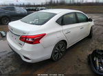 2019 Nissan Sentra Sv White vin: 3N1AB7AP8KY235373