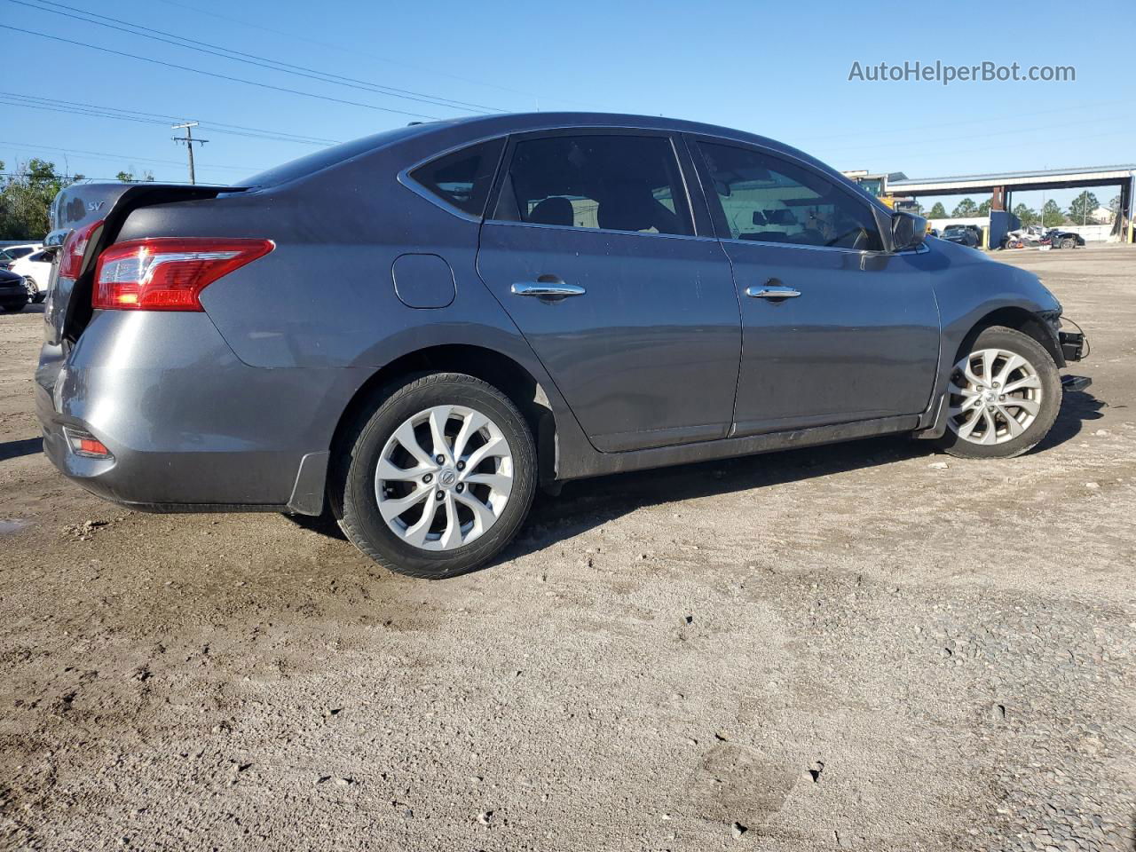 2019 Nissan Sentra S Gray vin: 3N1AB7AP8KY237334