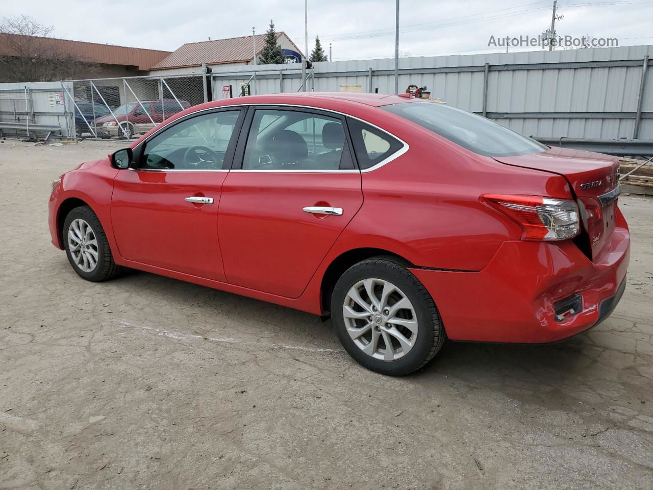 2019 Nissan Sentra S Red vin: 3N1AB7AP8KY239438