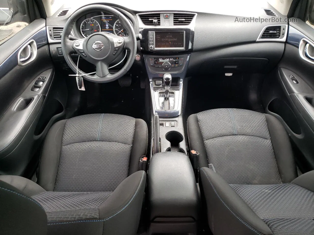 2019 Nissan Sentra S Серый vin: 3N1AB7AP8KY240007