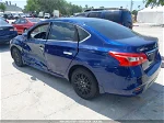 2019 Nissan Sentra S Blue vin: 3N1AB7AP8KY255378