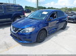 2019 Nissan Sentra S Blue vin: 3N1AB7AP8KY255378