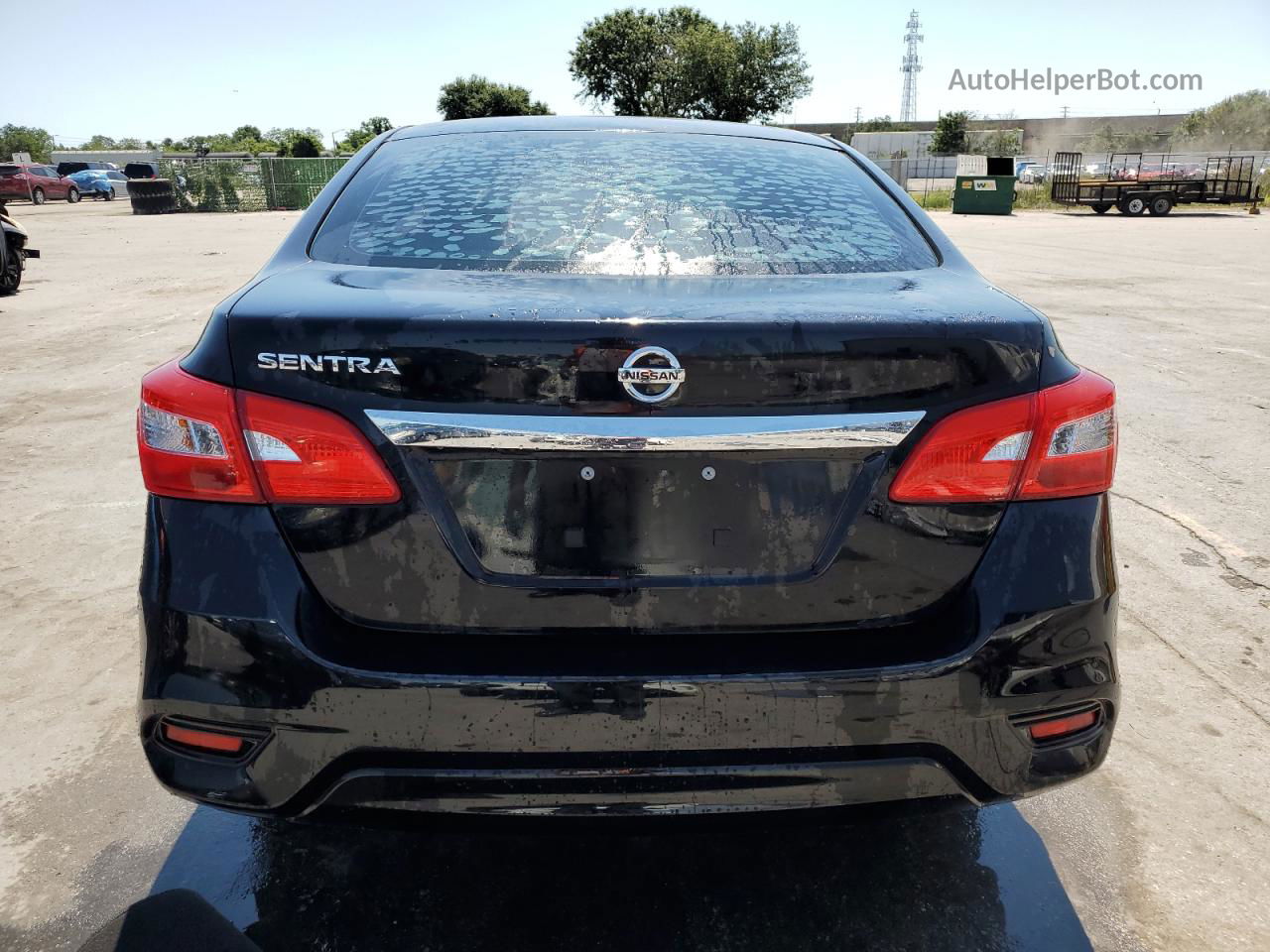 2019 Nissan Sentra S Black vin: 3N1AB7AP8KY256479