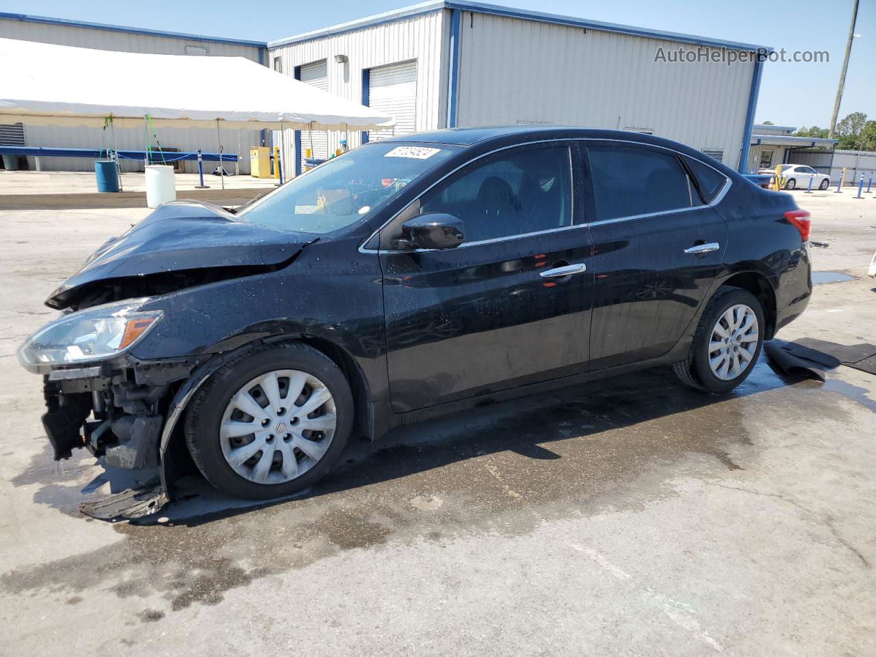 2019 Nissan Sentra S Black vin: 3N1AB7AP8KY256479