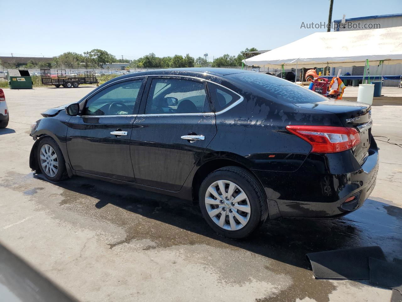 2019 Nissan Sentra S Black vin: 3N1AB7AP8KY256479