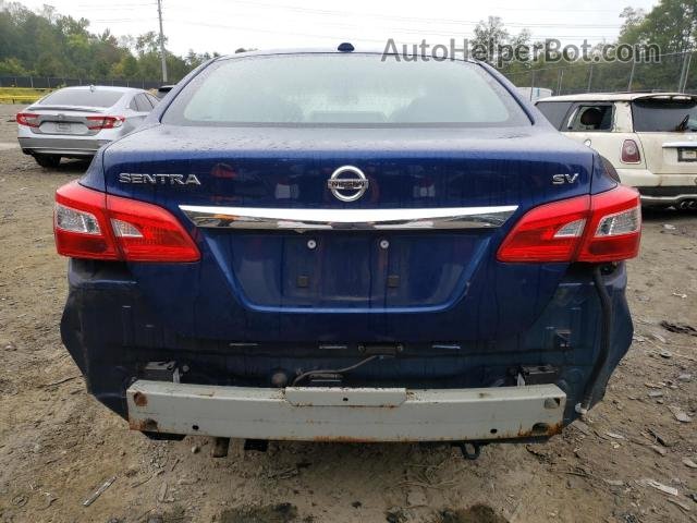 2019 Nissan Sentra S Blue vin: 3N1AB7AP8KY257776