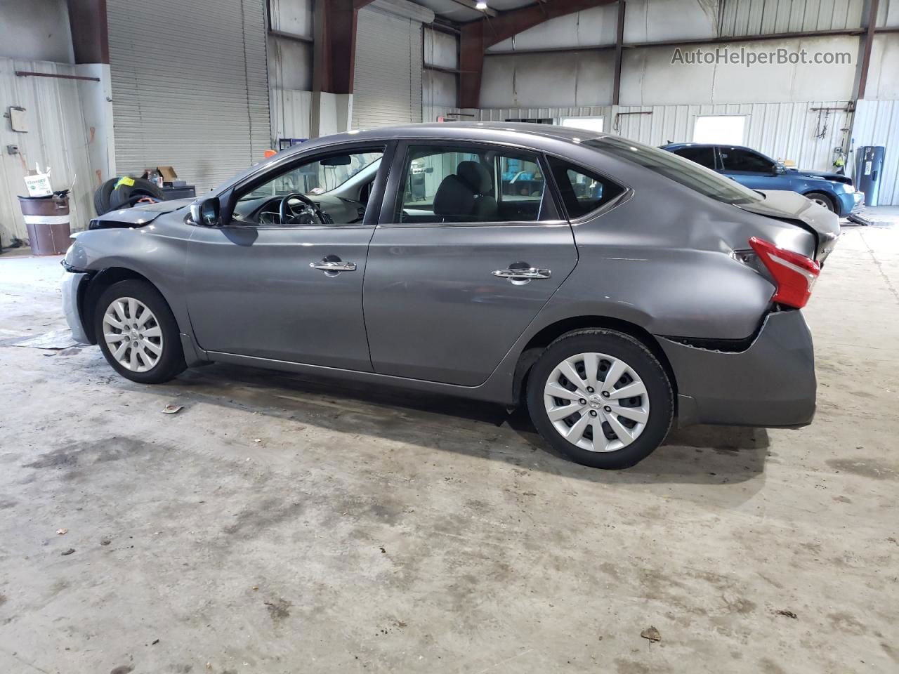 2019 Nissan Sentra S Gray vin: 3N1AB7AP8KY259690