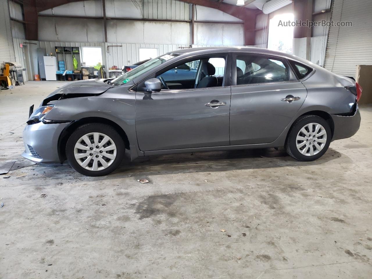 2019 Nissan Sentra S Gray vin: 3N1AB7AP8KY259690