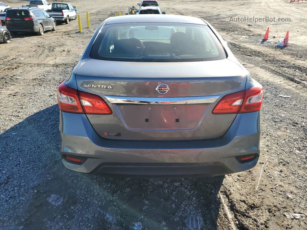 2019 Nissan Sentra S Gray vin: 3N1AB7AP8KY261472