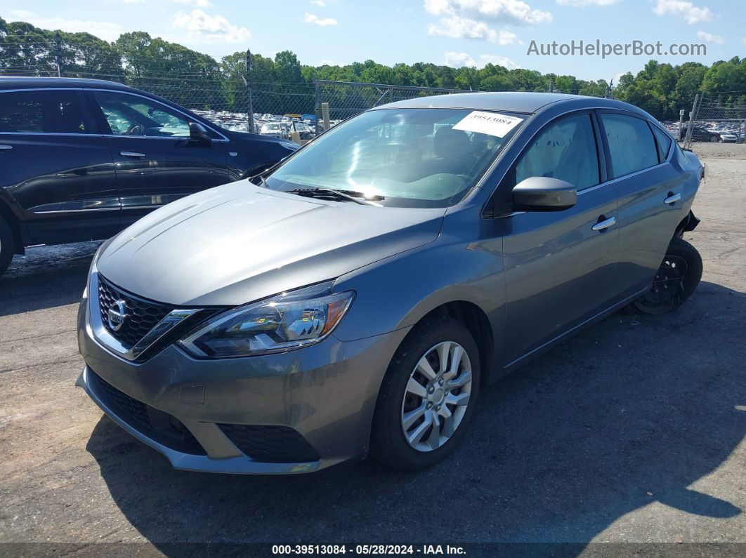 2019 Nissan Sentra S Silver vin: 3N1AB7AP8KY300058