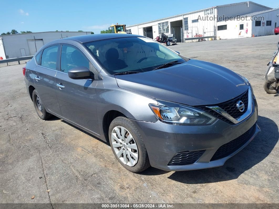 2019 Nissan Sentra S Silver vin: 3N1AB7AP8KY300058