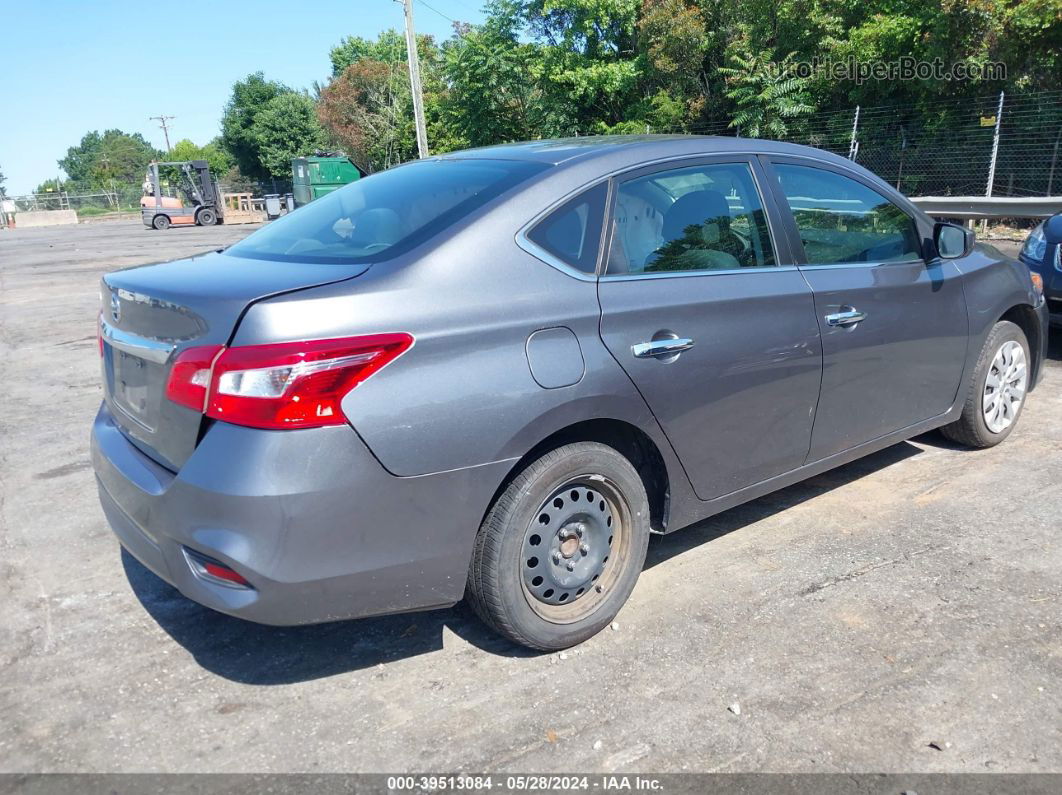 2019 Nissan Sentra S Silver vin: 3N1AB7AP8KY300058