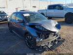 2019 Nissan Sentra Sr Gray vin: 3N1AB7AP8KY321640