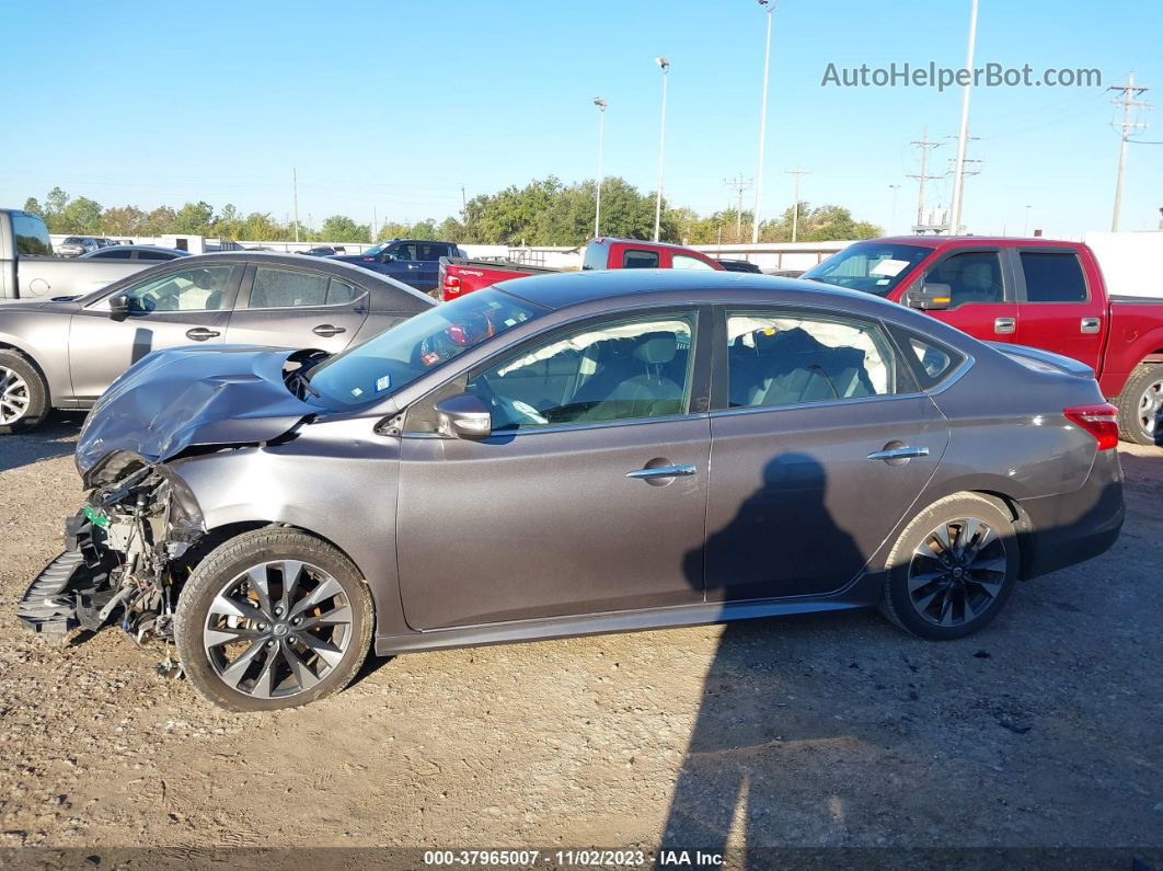 2019 Nissan Sentra Sr Gray vin: 3N1AB7AP8KY321640