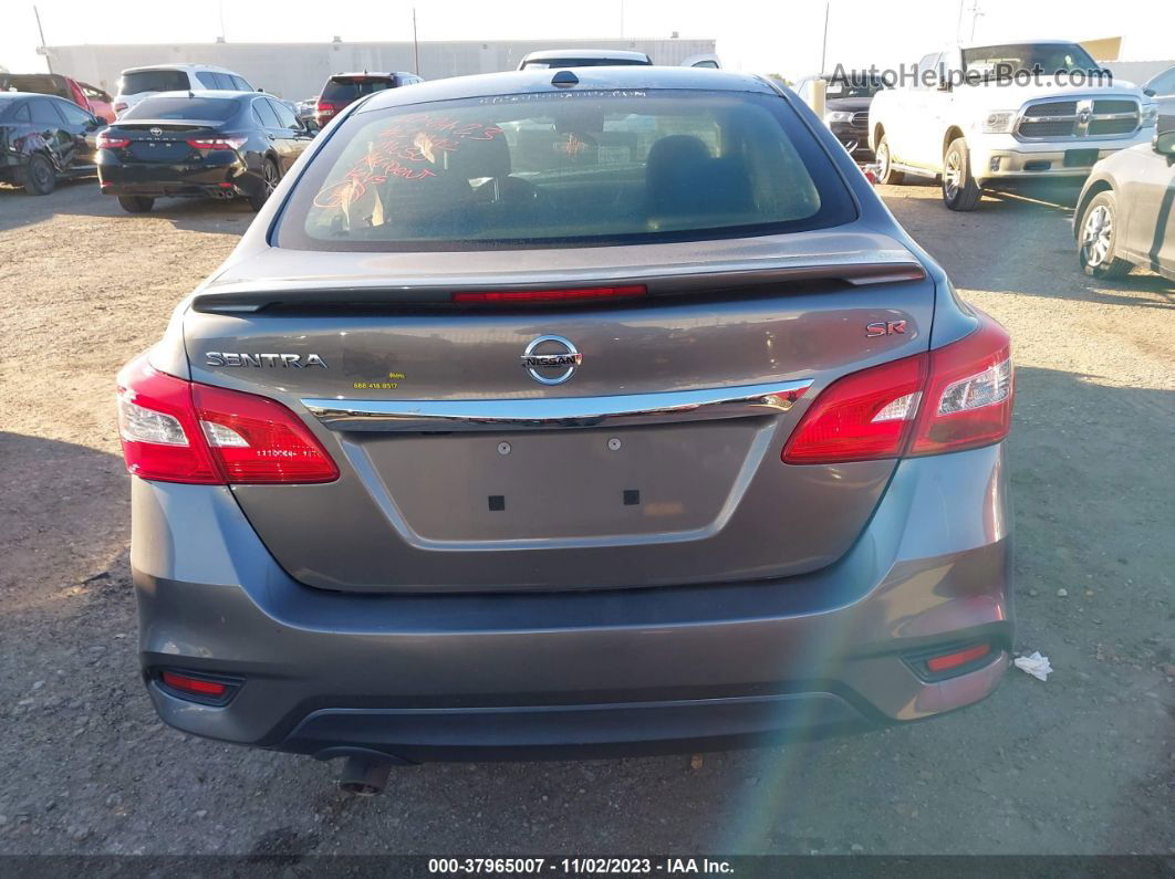 2019 Nissan Sentra Sr Gray vin: 3N1AB7AP8KY321640