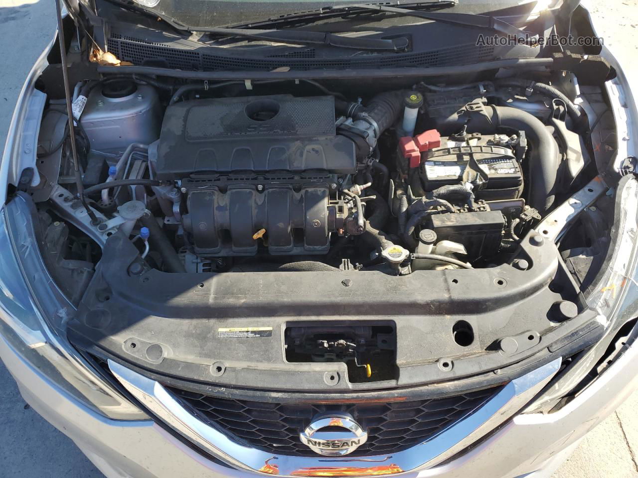 2019 Nissan Sentra S Серебряный vin: 3N1AB7AP8KY335084