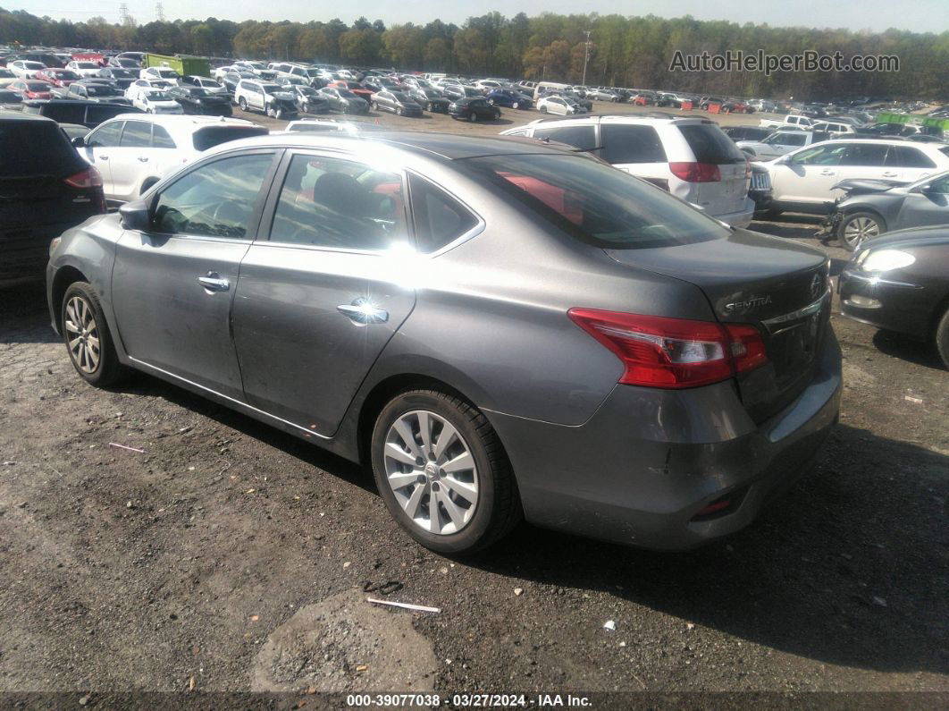 2019 Nissan Sentra S Gray vin: 3N1AB7AP8KY353200