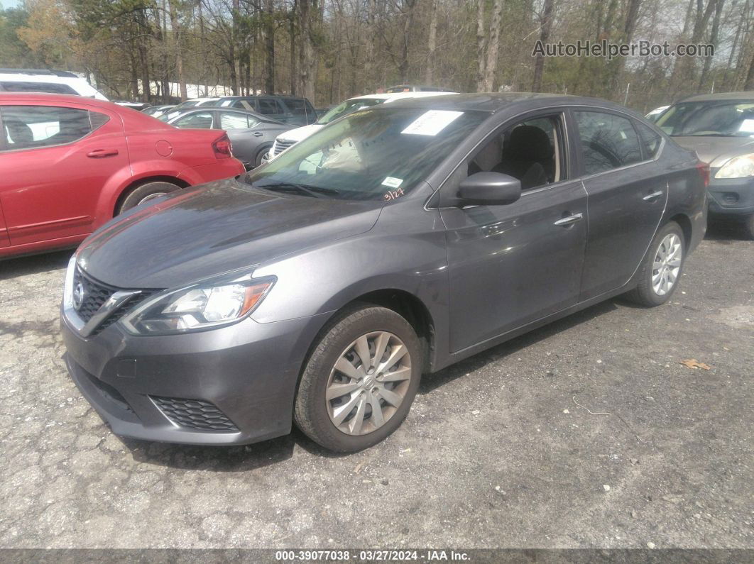 2019 Nissan Sentra S Gray vin: 3N1AB7AP8KY353200