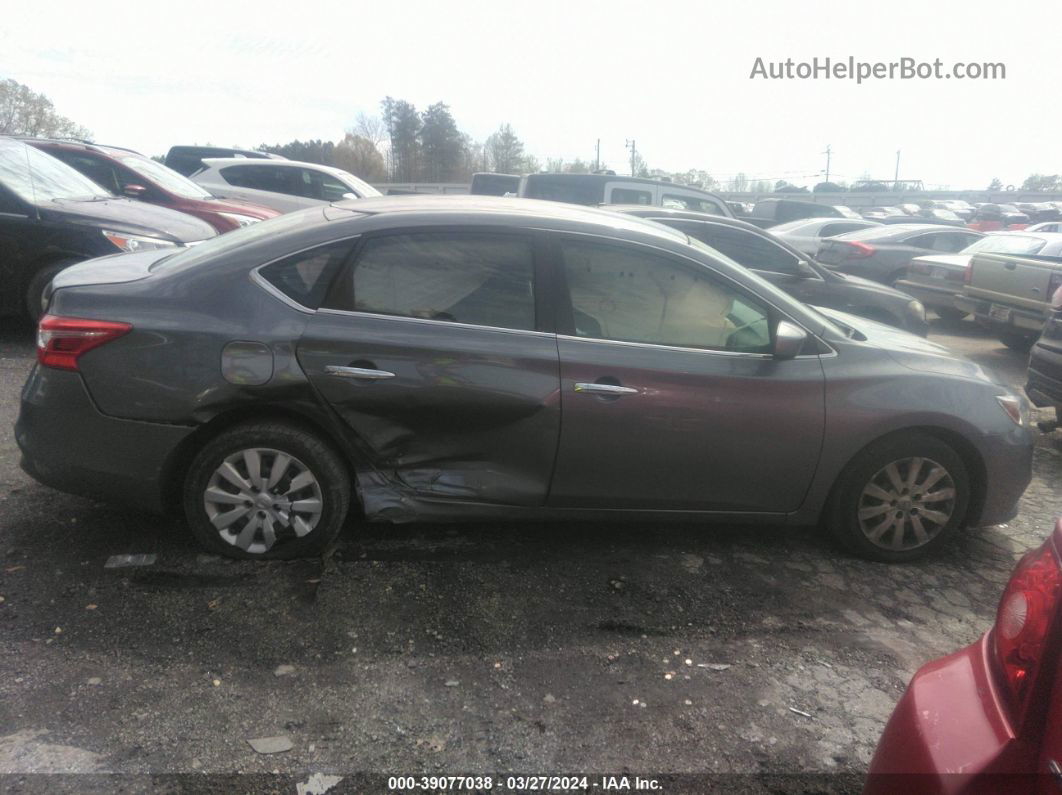 2019 Nissan Sentra S Gray vin: 3N1AB7AP8KY353200