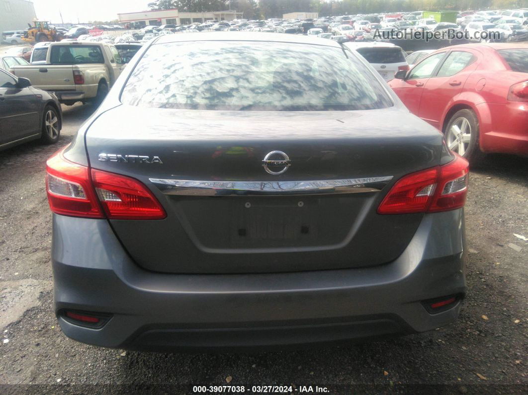 2019 Nissan Sentra S Gray vin: 3N1AB7AP8KY353200