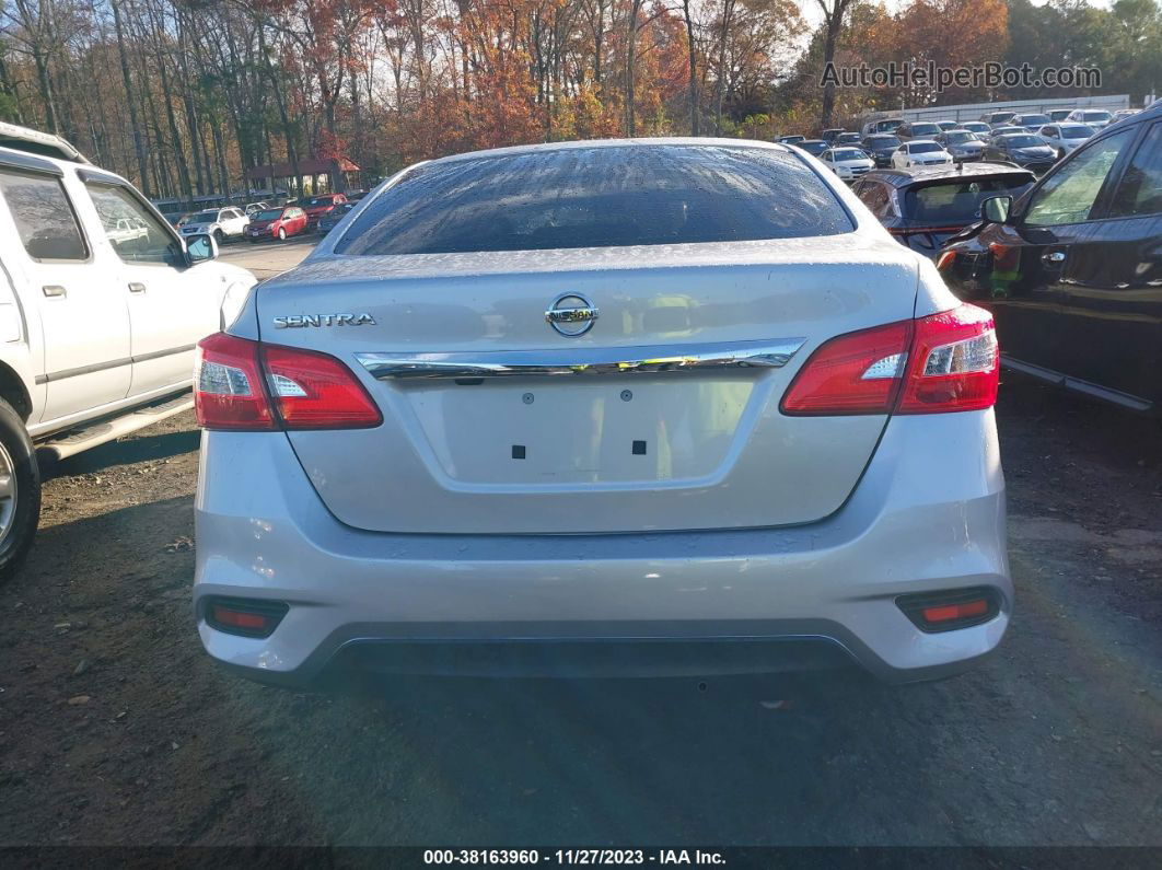 2019 Nissan Sentra S Silver vin: 3N1AB7AP8KY362141