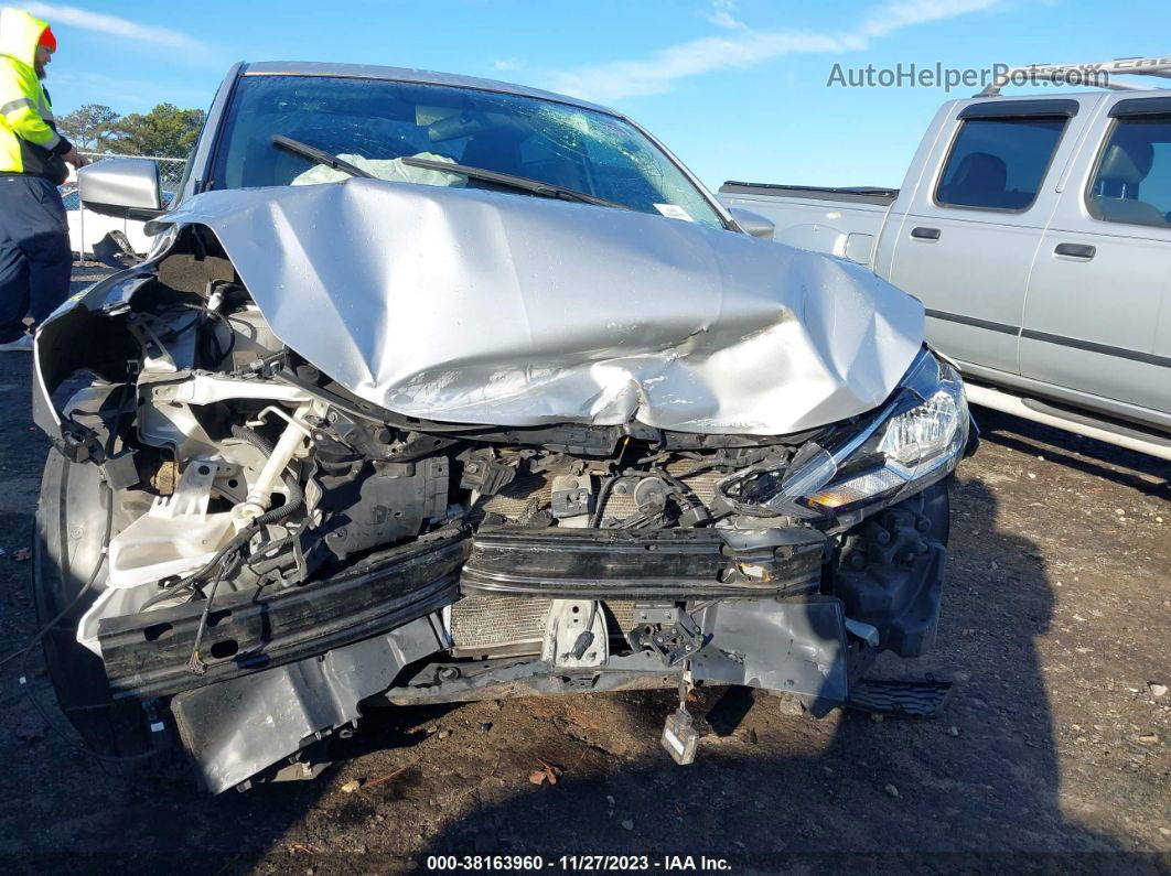 2019 Nissan Sentra S Silver vin: 3N1AB7AP8KY362141