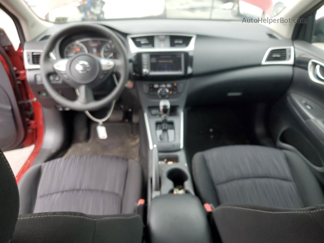 2019 Nissan Sentra S Красный vin: 3N1AB7AP8KY425349