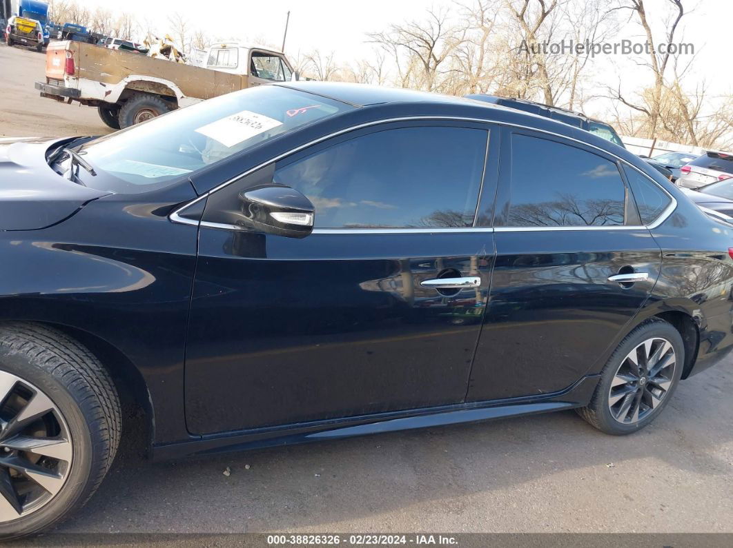 2019 Nissan Sentra Sr Черный vin: 3N1AB7AP8KY452003